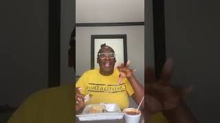 Sitting down talking with Mrs. Netta !!!