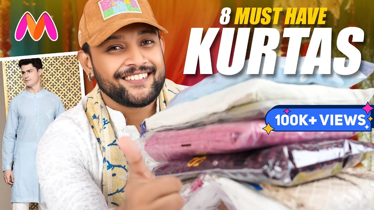 Top 8 Best Kurta for Men - Raksha Bandhan (Rakhi) 🔥 Myntra Men Kurta Outfit Haul 2024 | ONE CHANCE