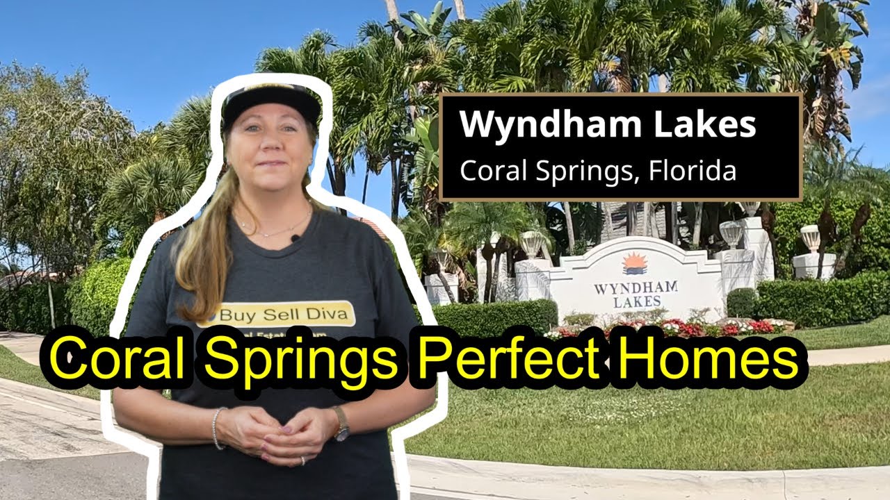 Wyndham Lakes - Coral Springs FL Real Estate and Neighborhood Tour and Living There