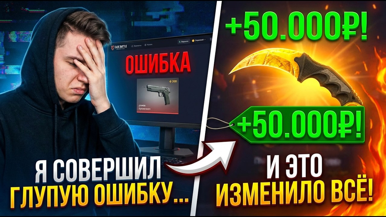 Я совершил ГЛУПУЮ ошибку на CASE BATTLE... и это изменило абсолютно всё.