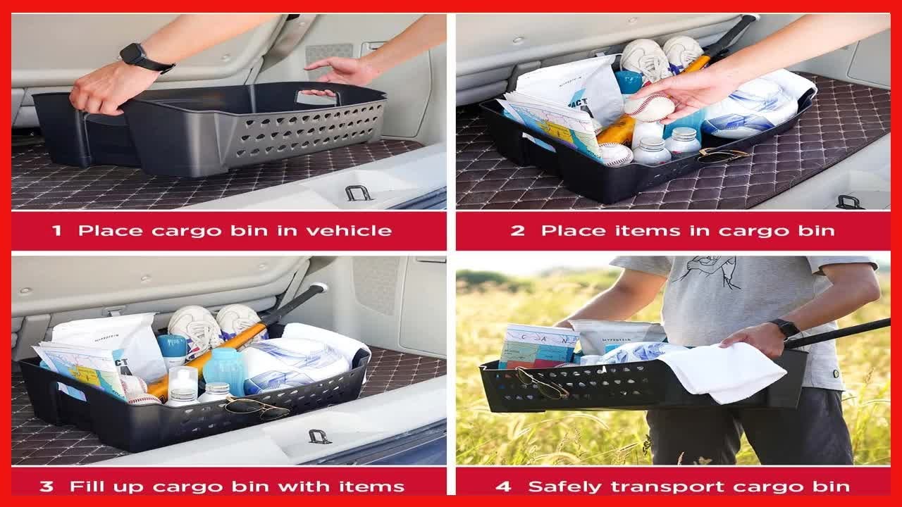 Quality product -  Rubbermaid Double Cargo Bin For Simple And Reliable Vehicle Organization