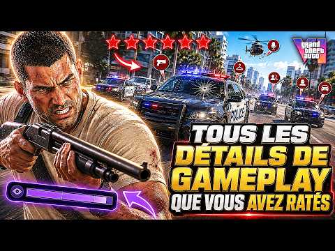 GTA 6 : Évolution de la POLICE 🚨 (Étoiles ROUGES), Gunfight, FOCUS, Argent (20 NOUVEAUX Détails)