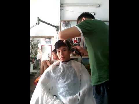 Video Cắt tóc nam. Đep phủ lý hà nam - youtube