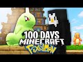 I Spent 100 Days on a DESERTED ISLAND in Minecraft Pixelmon!