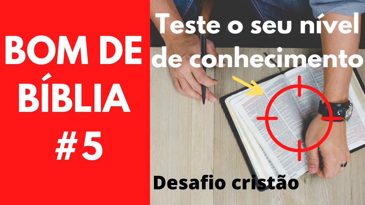 Jogo das 5 Perguntas #4 - Teste seu conhecimento! 🧠💡 - #bíblia