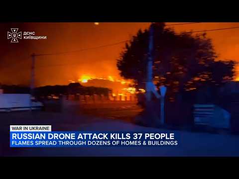 Russian strike on Ukrainian warehouse kills 37 in war's deadliest attack this year
