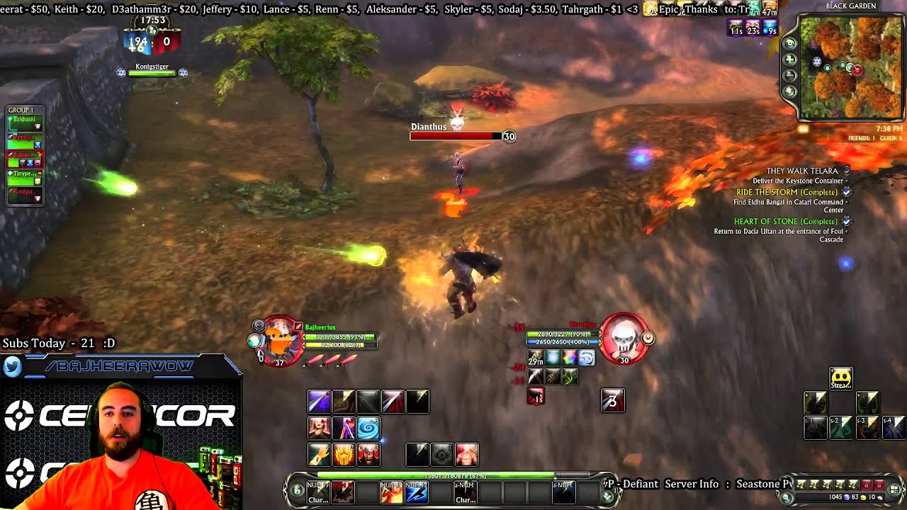 Bajheera - RIFT: Level 37 Warlord Warrior PvP - RIFT 2.7 Warfront Domination