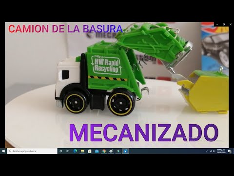 CUSTOM CAMION DE BASURA HOT WHEELS MECANIZADO #CAMION #HOTWHEELS