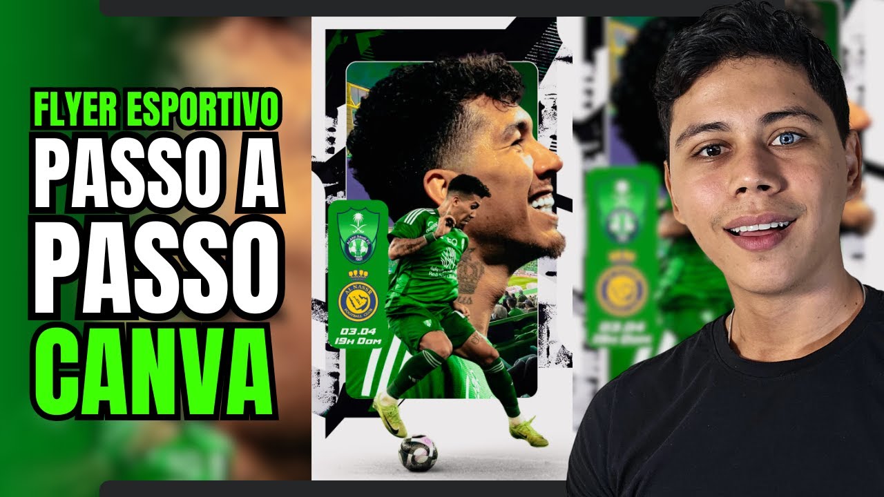 COMO fazer Flyer esportivo no CANVA - PASSO A PASSO