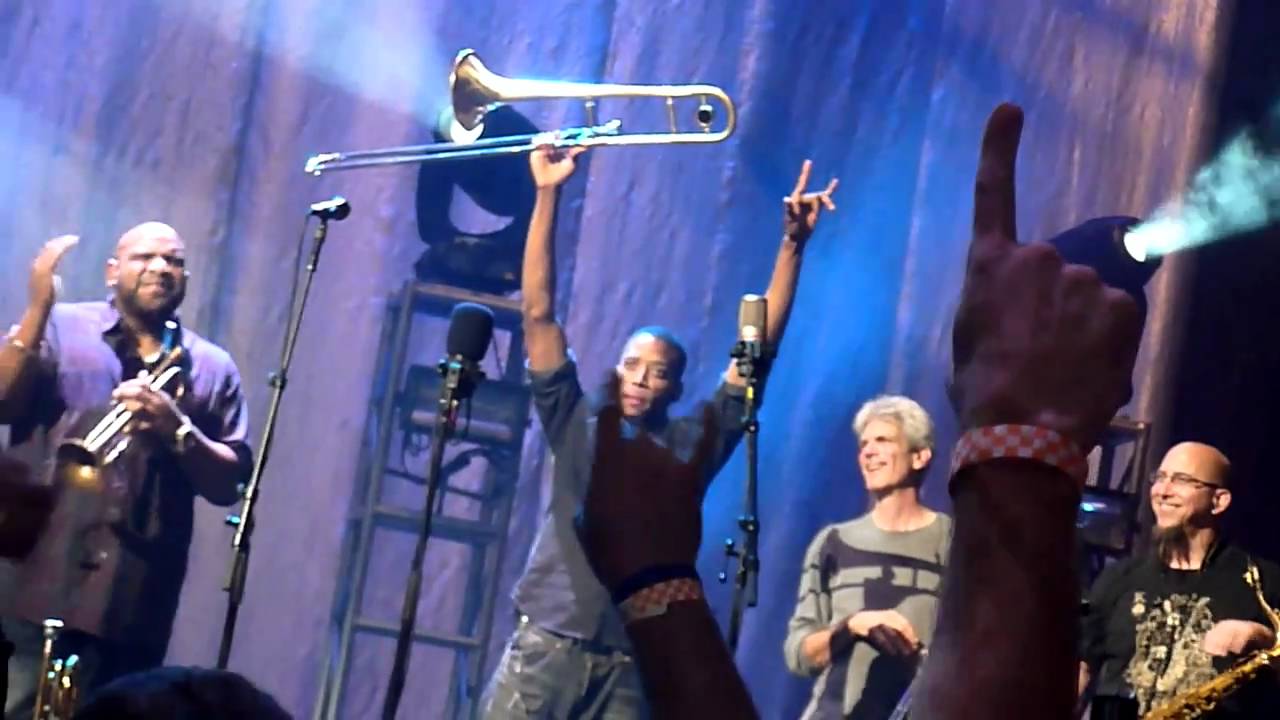 Jimi Thing w/ Trombone Shorty and John D'Earth Dave Matthews Band Charlottesville, VA 11/19