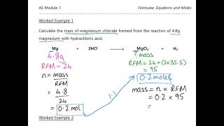 Reacting Mass Calculations