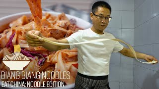 Authentic Hand-Ripped Biang Biang Noodles in Xi’an - Eat China (S2E2)