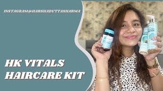 HK VITALS NATURAL BIOTIN HAIRCARE KIT WITH HAIR MULTIVITAMIN SUPPLEMENTS REVIEW | HARSHA DUTTA