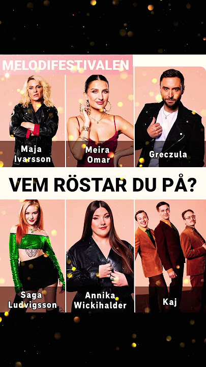 Vem kommer du rösta på i@MelodifestivalenSVT #melodifestivalen #melodifestivalen2025 #svt #svtplay