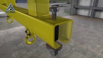 Aircraft Rigid Rail Bridge Overhead Lifeline Flexbridge