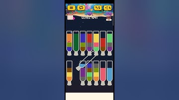 Water sort game level 1039 to level 1042