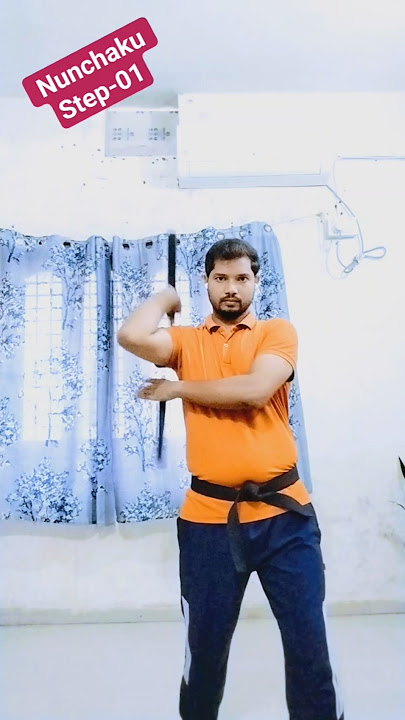 Nunchaku Step-01🔥🔥🔥#nunchakututorial#nunchaku#martialarts#motivation #music #mashup.