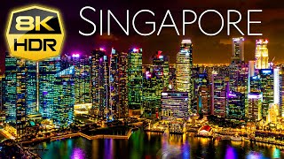 Singapore 8K HDR Ultra HD | Drone and Camera Footage