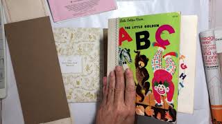 How To || Let's Make A Little Golden Book Journal...The Cover With Expanded Spine...