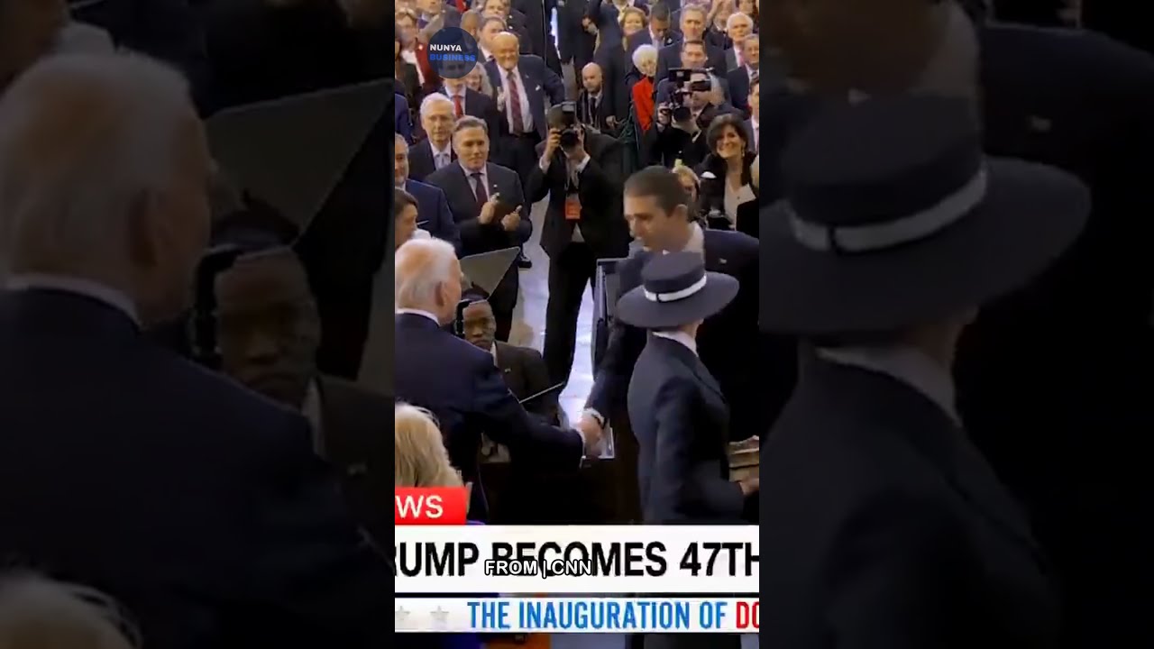 Barron Trump Shakes Biden And Kamala S Hand NBN Democrat Republican