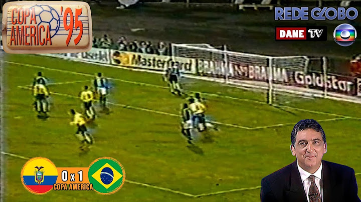 Copa América 1995 - Brasil 1x0 Equador