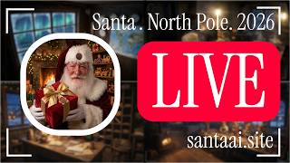 🔴 Santa LIVE Tracker Workshop 2026 — North Pole Cam 24/7 🎅 #santa #northpole #christmas