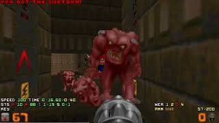 Doom: The Darkening map10 UV speed in 0:37 (world record)