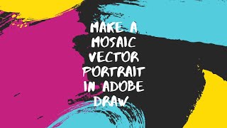 How to make a mosaic portrait in Adobe Draw Mobile screenshot 4