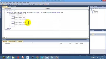 how to make a keygen in visual basic 2010