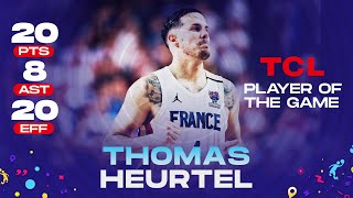 Thomas HEURTEL 🇫🇷 | 20PTS | 8AST | 20 EFF | TCL Player of the Game vs. Italy