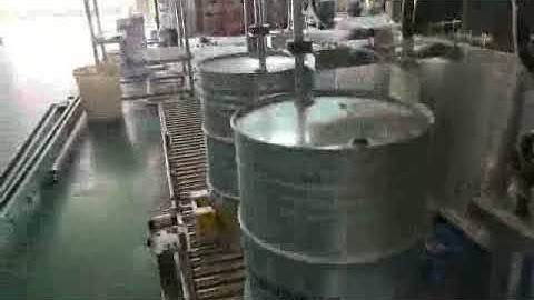 Automatic 200kg drum filling machine
