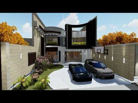 تصميم منزل واجهه 10 متر في بغداد العراق 07719984430 