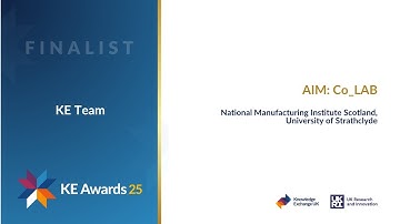 KE Team | AIM: Co_LAB | National Manufacturing Institute Scotland, University of Strathclyde