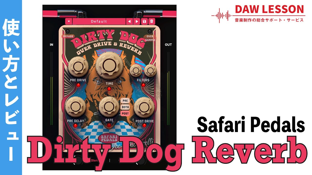 Safari Pedals / Dirty Dog Reverbをレビュー - Joe Chiccarelliとの