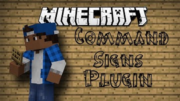 Command Signs Plugin | Minecraft