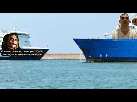 I once played chicken with another ship