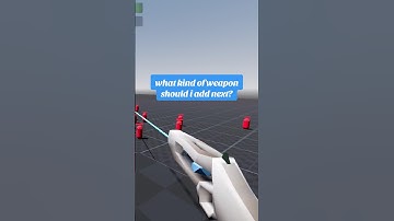 I added a cool laser pistol to my game #devlog #indiegame #gamedevelopment #coolgun