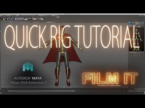 Maya 2016 Ext 2 Quick Rig Tutorial