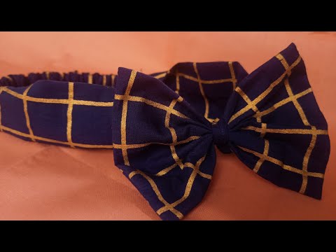 Matching Heaband Making At Home With Matching Dress || baby hairband || headband for baby girl