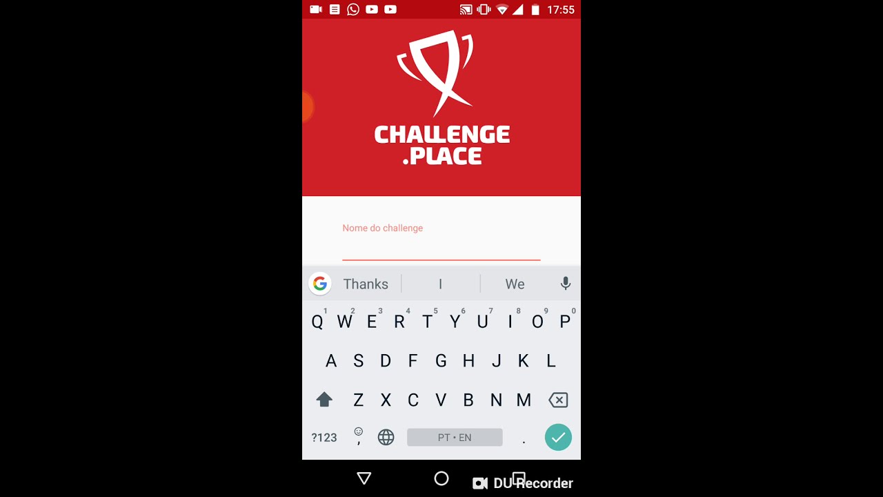 X1 dos cria - Challenge Place