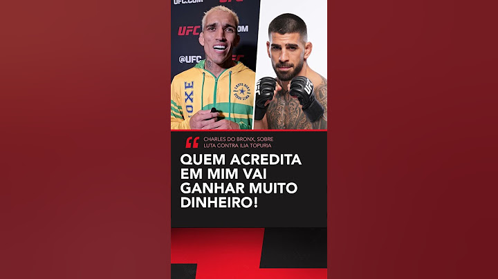 CHARLES DO BRONX está CONFIANTE DEMAIS fã do esporte!!!