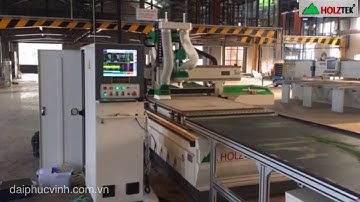 Máy Cnc Nesting Holztek Thay Dao Tự Động Sx Tủ Bếp Tủ Áo Chuyên Nghiệp | Máy Gia Công Trung Tâm Cnc