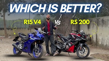 Yamaha R15 V4 vs Bajaj Pulsar RS200 | Which is better?