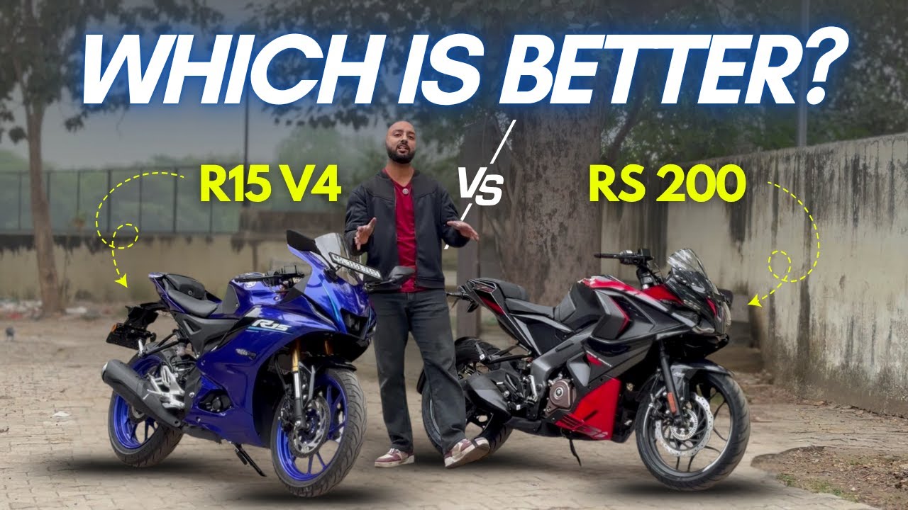 Yamaha R15 V4 vs Bajaj Pulsar RS200 | Which is better?