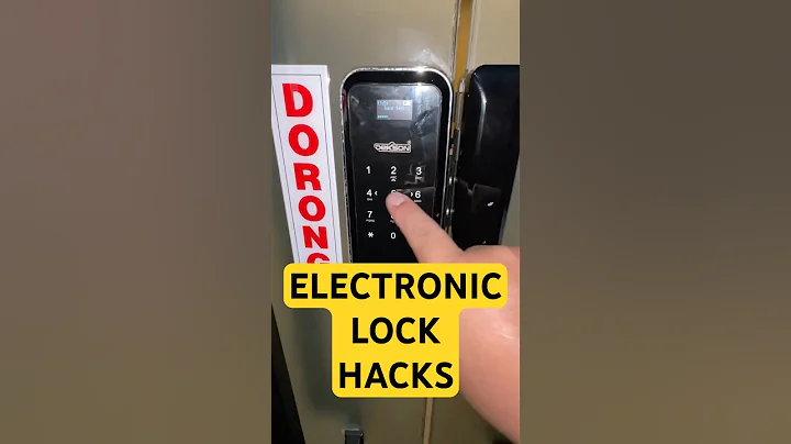 ELECTRONIC LOCKS HACKS #shorts