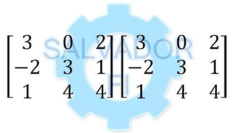 Multiplicación de Matrices 3x3 [Producto Matricial] - Salvador FI