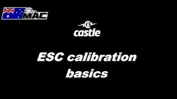 Castle Creation ESC calibration