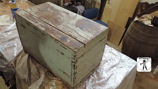 restoration of an ancient centenary chest