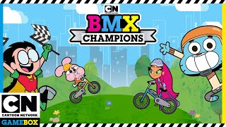 Teen Titans Gameplay | BMX Champions - Ride your way to victory with the Titans | CN GameBox screenshot 4