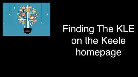LoginKLE